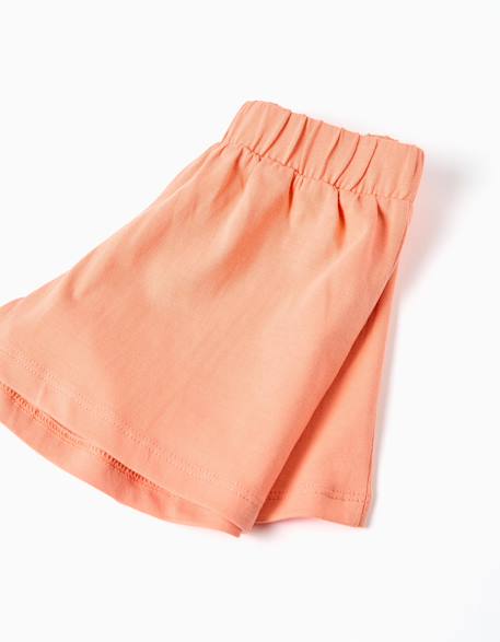Débardeur à motif de plage + short en coton Blanc 4 - vertbaudet enfant 