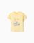 T-shirt en coton avec imprimé poisson 3d Bleu clair+Jaune clair 6 - vertbaudet enfant 