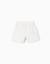 Short en sergé avec poches cargo et taille élastique Blanc+Rose 2 - vertbaudet enfant 