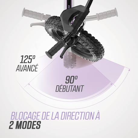 Draisienne biky cross avec frein à mains Black+Blue+Grey+Purple+White 21 - vertbaudet enfant 