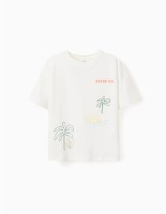 Garçon-T-shirt, polo, sous-pull-T-shirt en coton avec imprimé sou do sol