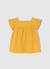 Blouse fille popeline Jaune 3 - vertbaudet enfant 