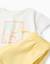 T-shirt avec imprimé étoile de mer + short en coton Jaune clair 3 - vertbaudet enfant 