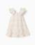 Robe en coton à carreaux et volants b&s Blanc 2 - vertbaudet enfant 