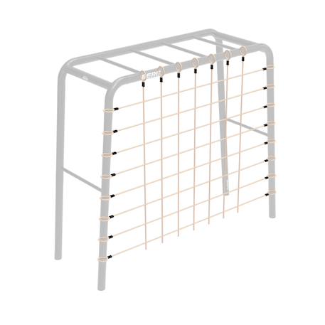 Filet d'escalade m pour aire de jeux playbase Brown 3 - vertbaudet enfant 