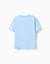 T-shirt en coton avec imprimé banho de mar Bleu clair+Jaune clair 2 - vertbaudet enfant 