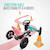 Kart à pédales pour enfants, 3+ ans, buddy lua Pink/mint 4 - vertbaudet enfant 