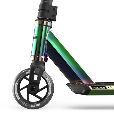 Trottinette freestyle pour enfants, 6+ ans, proxus x1 bleu/lime Blue+Green+Grey+Neochrome 21 - vertbaudet enfant 