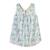 Blouse  fleurie   à bretelles croisées  anaïs Bleu ciel fleuri rose 1 - vertbaudet enfant 