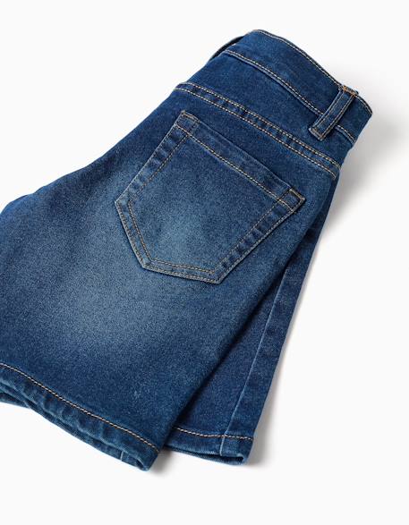 Short en jean midi avec cinq poches Bleu+Bleu foncé 8 - vertbaudet enfant 