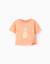 T-shirt en coton avec imprimé ananas Orange 1 - vertbaudet enfant 