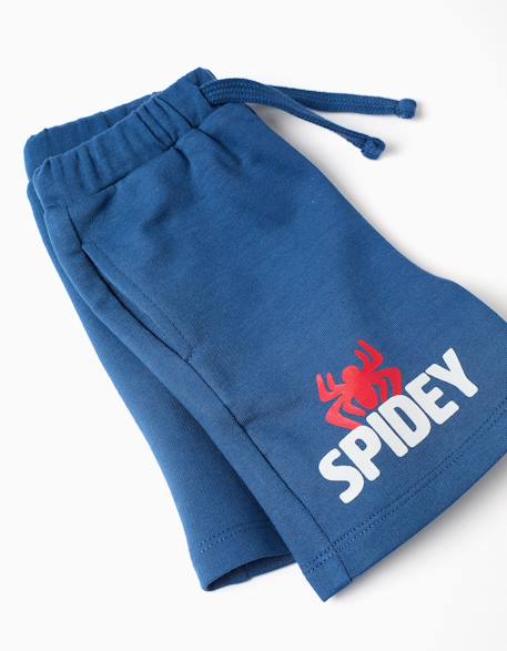 T-shirt + short avec imprimé spidey & friends Bleu foncé 4 - vertbaudet enfant 
