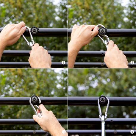 Corde fitness pour aire de jeux playbase Black 4 - vertbaudet enfant 