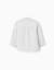 Chemise en coton à rayures et col mao b&s Bleu clair 2 - vertbaudet enfant 