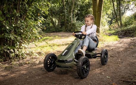 Kart à pédales pour enfants, 5+ ans, jeep rally cherokee Green 4 - vertbaudet enfant 