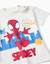 T-shirt en coton avec imprimé spidey Blanc 3 - vertbaudet enfant 