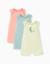 Lot de 3 combishorts sans manches en coton Multicolore 1 - vertbaudet enfant 