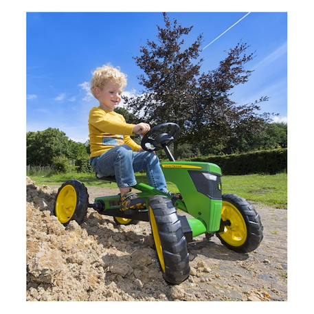 Kart à pédales pour enfants, 2+ ans, buzzy john deere Green 5 - vertbaudet enfant 