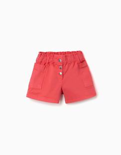 Short en sergé avec poches cargo et taille élastique  - vertbaudet enfant