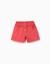 Short en sergé avec poches cargo et taille élastique Blanc+Rose 4 - vertbaudet enfant 