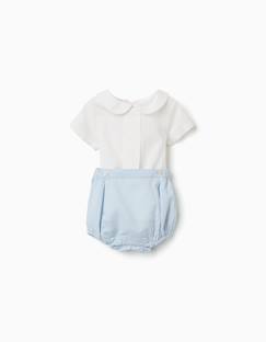 Combinaison 2-en-1 en coton et lin  - vertbaudet enfant
