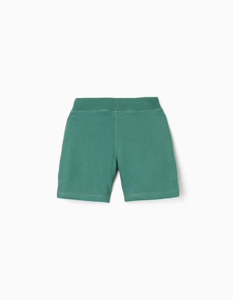 Short en molleton avec cordon de serrage et poches latérales Bleu foncé+Gris clair+Orange sombre+Vert foncé 11 - vertbaudet enfant 