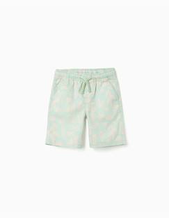 Short midi en sergé avec motif plage  - vertbaudet enfant