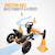Kart à pédales pour enfants, 3+ ans, buddy b-orange Orange 4 - vertbaudet enfant 