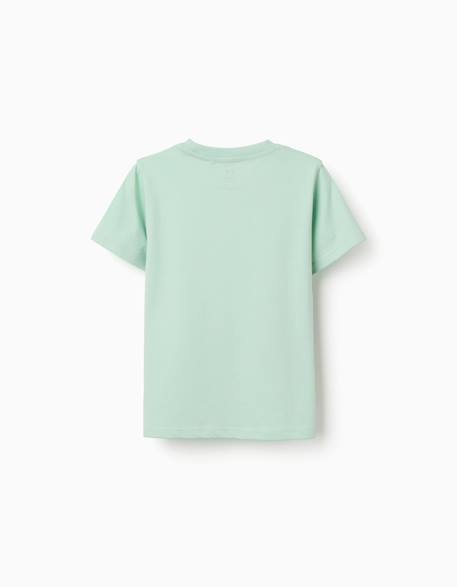 Lot de 2 t-shirts en coton avec imprimés plage Blanc 2 - vertbaudet enfant 
