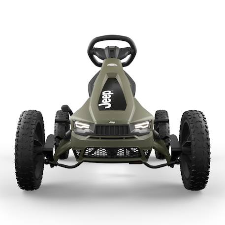Kart à pédales pour enfants, 5+ ans, jeep rally cherokee Green 2 - vertbaudet enfant 
