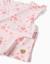 Pyjama en coton avec motif cœur et volants Rose clair 3 - vertbaudet enfant 