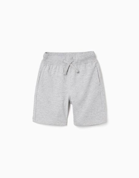 Short en molleton avec cordon de serrage et poches latérales Bleu foncé+Gris clair+Orange sombre+Vert foncé 4 - vertbaudet enfant 