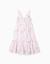 Robe évasée sans manches en coton avec motif plage Blanc 2 - vertbaudet enfant 