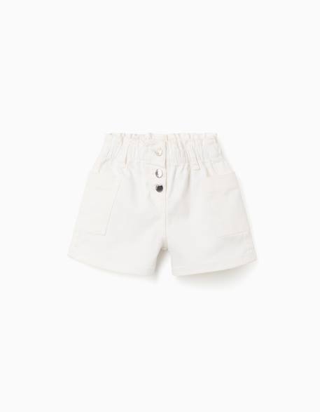 Bébé-Short-Short en sergé avec poches cargo et taille élastique