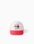 Casquette en sergé avec imprimé minnie Corail clair 1 - vertbaudet enfant 