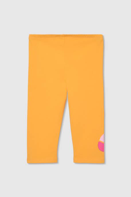 Leggings capri coton Jaune 2 - vertbaudet enfant 
