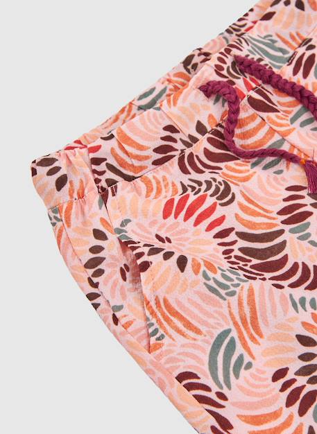 Pantalon fille imprimé Multicolore 4 - vertbaudet enfant 