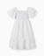Robe en coton à rayures et doublure b&s Bleu clair 2 - vertbaudet enfant 