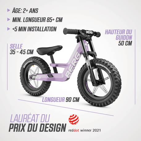 Draisienne biky cross avec frein à mains Black+Blue+Grey+Purple+White 22 - vertbaudet enfant 