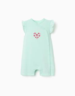 Combishort en coton avec imprimé cœur  - vertbaudet enfant