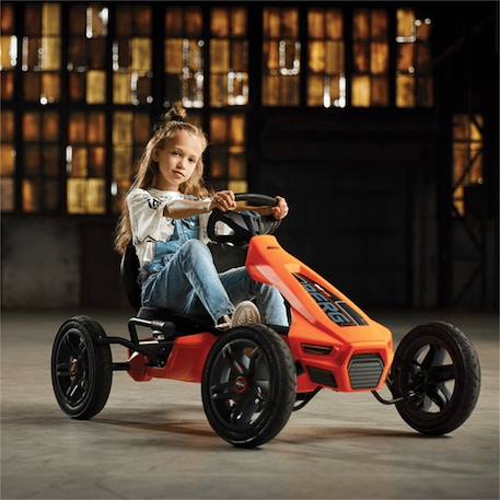 Kart à pédales pour enfants, 5+ ans, rally nrg orange Orange 5 - vertbaudet enfant 