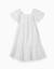 Robe en coton à rayures et doublure b&s Bleu clair 3 - vertbaudet enfant 