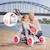 Kart à pédales pour enfants, 2+ ans, buzzy retro 2-in-1 vert Green 4 - vertbaudet enfant 