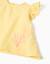 Ensemble t-shirt en coton et short en jean Jaune clair 3 - vertbaudet enfant 