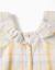 Robe en coton à carreaux et volants b&s Blanc 3 - vertbaudet enfant 
