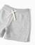 Short en molleton avec cordon de serrage Bleu foncé+Gris clair+Orange sombre 6 - vertbaudet enfant 