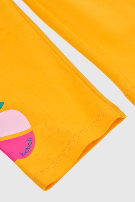 Leggings capri coton Jaune 4 - vertbaudet enfant 