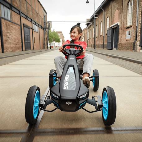 Kart à pédales pour enfants, 5+ ans, rally apx bleu Blue 4 - vertbaudet enfant 