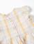 Blouse en coton à carreaux avec volants b&s Blanc 4 - vertbaudet enfant 