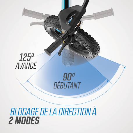 Draisienne biky cross avec frein à mains Black+Blue+Grey+Purple+White 9 - vertbaudet enfant 